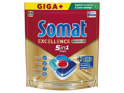 Indaplovių kapsulės Somat Premium, 65 vnt.