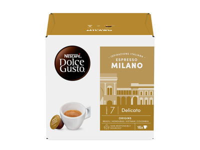Kavos kapsulės NESCAFE ESPRESSO MILANO, 16vnt