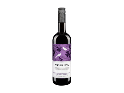 Raudonasis pusiau saldus juodųjų serbentų vynas VORUTA, 750 ml