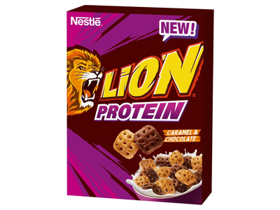 Dribsniai NESTLE LION PROTEIN, 340 g