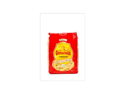 GINTARINIAI makaronai (vamzdeliai), 400 g