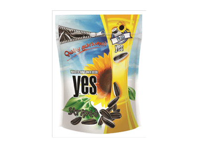 Dryžuotos sūdytos saulėgrąžos YES, 150 g