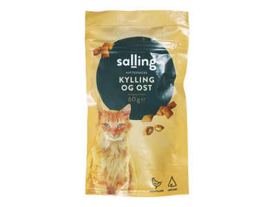 Užk. katėms su sūriu ir višt. SALLING, 60 g