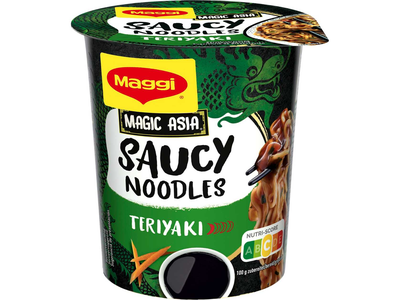 Greitai paruošiami teriaki skonio makaronai MAGGI ASIA, 75g