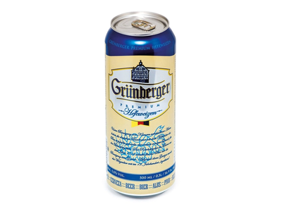 Kvietinis alus GRUNBERGER (5,0%), 500 ml