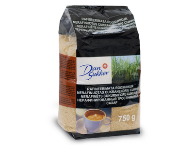 Rudas cukrus DANSUKKER, nerafinuotas, 750 g