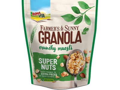 Granola BONA VITA, su riešutais, 500 g