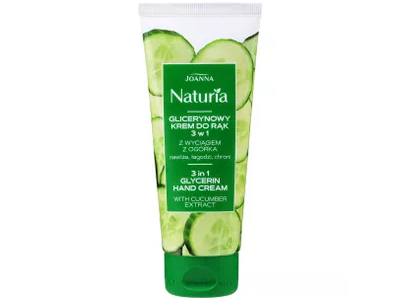 JOANNA rankų kremas su glicerinu ir agurkais NATURIA BODY, 100 g
