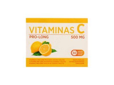 Maisto papildas VITAMINAS C PRO-LONG, 30 vnt.