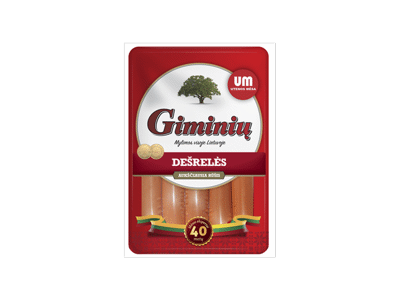 Virtos GIMINIŲ dešrelės, a. r., 260 g