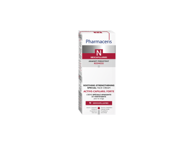 Raminantis veido kremas PHARMACERIS N ACTIVE-CAPILARIL FORTE, 30 ml