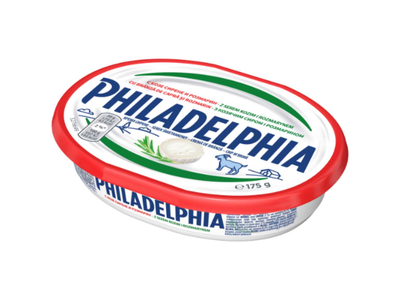 Šviežio sūrio gaminys su ožkų pienu ir rozmarinu PHILADELPHIA, 175g
