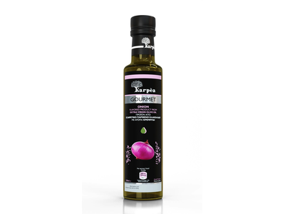 Alyvuogių aliejus KARPEA, Gourmet, extra virgin, svogūnų skonio, 250 ml