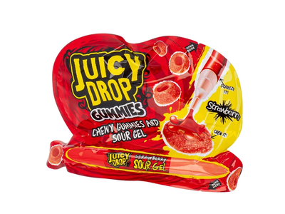 Kramtomieji saldainiai BAZOOKA JUICY DROP GUMMIE, 57 g