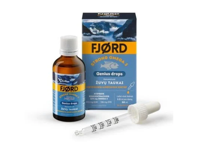 FJORD STRONG OMEGA-3 GENIUS DROPS, 50 ml