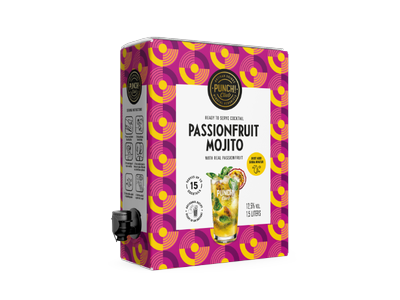 Alkoholinis kokteilis PUNCH CLUB Passionfuit Mojito, 12,5%, 1,5 l