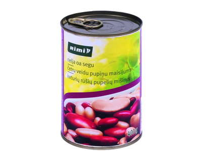 Keturių rūšių pupelių mišinys RIMI, 400 g