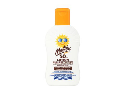 MALIBU KIDS SPF50 apsauginis losjonas nuo saulės, 200 ml