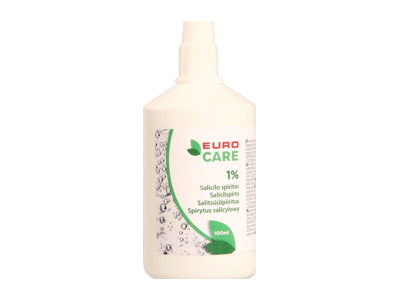 Salicilo spiritas EUROCARE, 1 %, 100 ml