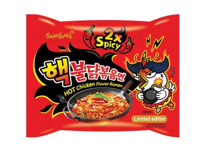 Ramenai SAM YANG, aštriosios vištienos skonio, 140 g
