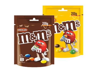 Dražė M&M’S CHOCO arba PEANUT, 200 g