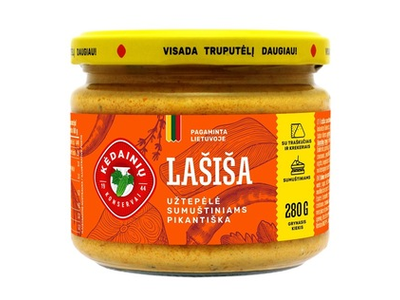 KĖDAINIŲ KONSERVŲ užtepas pikantiškos lašišos, 280 g
