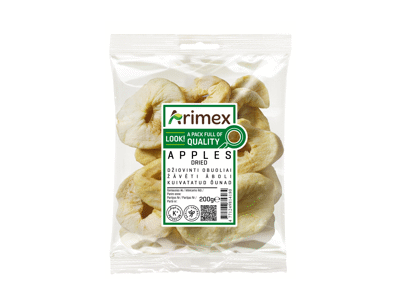 Džiovinti obuoliai ARIMEX, 200 g