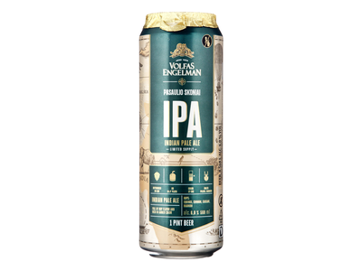 Alus VOLFAS ENGELMAN IPA, 6,0 %, 0,568 l