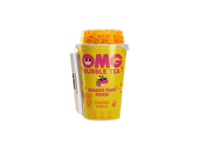 OMG Dragon Fruit Mood Burbulinė arbata 0,265 l