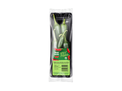 Žalios aitriosios paprikos WELL DONE, 50 g