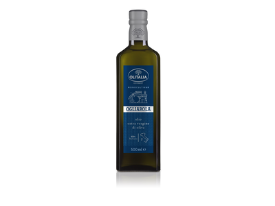 Alyvuogių aliejus OLITALIA, Exta Virgin, iš Ogliarola alyvuogės rūšies, 500 ml
