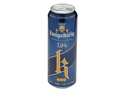 Alus KUNIGAIKŠČIŲ Baltijos porteris 7%, 0,568 l 