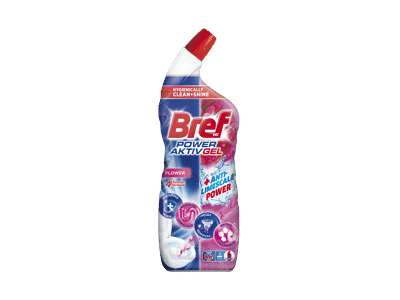 Bref Power Aktiv Gel Flower wc valiklis 700ml