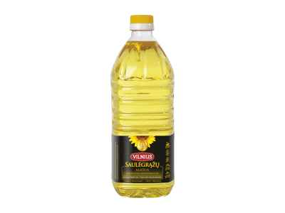 Rafinuotas saulėgrąžų aliejus VILNIUS, 2 l