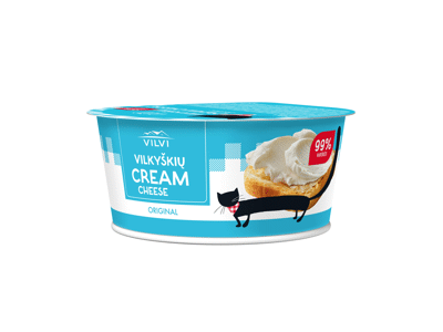 Tepamasis varškės kremas VILKYŠKIŲ, 19 % rieb., 150 g