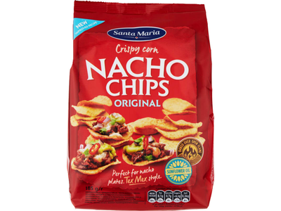Kukurūzų traškučiai NACHO SANTA MARIA, 185 g