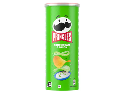 Bulvių traškučiai PRINGLES Sour Cream & Onion, 125 g