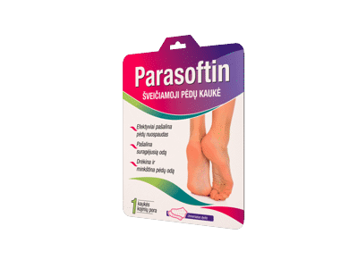 Šveičiamoji pėdų kaukė PARASOFTIN, 1 vnt.