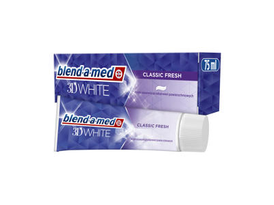 Dantų pasta BLEND A MED 3D WHITE, 75ml