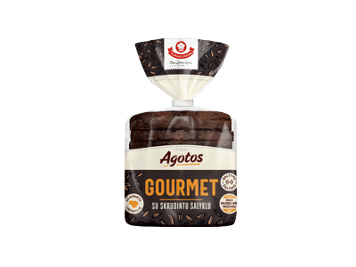 Juoda AGOTOS GOURMET duona su skrudintu salyklu, 290 g