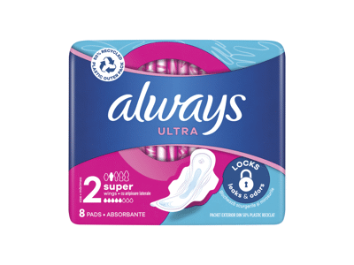 Higieniniai paketai ALWAYS Ultra Super Plus, S2, 8 vnt.