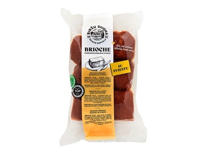 Plėšomos bandelės BRIOCHE BIRŽŲ DUONA, su sviestu, 300 g