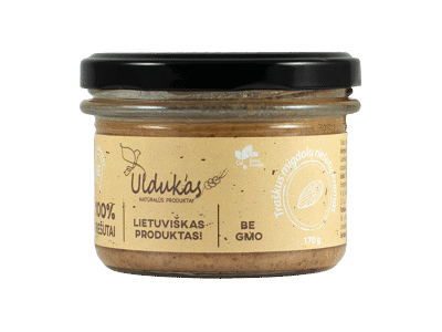 Traškus migdolų riešutų kremas ULDUKAS, 170 g
