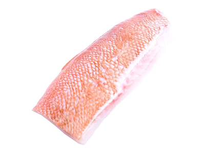 Šaldyta didžiojo jūrinio ešerio filė, su oda, be žvynų, 10 % glazūra, 170-230, ~1 kg