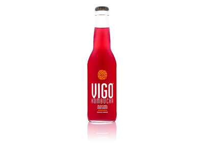 Gaivusis arbatos gėrimas VIGO Kombucha, Schisandra, gazuotas, 0,330l