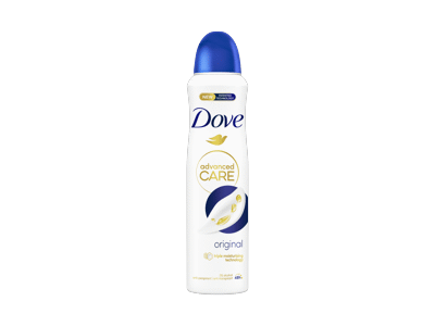 Moteriškas purškiamasis antiperspirantas DOVE ORIGINAL, 150 ml