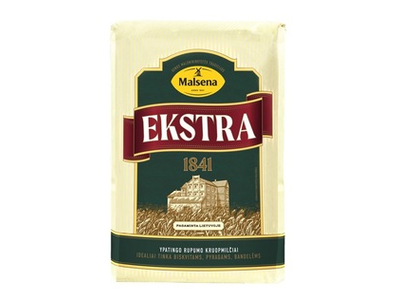 Kvietiniai miltai 405D EKSTRA MALSENA, 1,75 kg