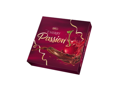 Šokoladinių saldainių rinkinys VOBRO CHERRY PASSION, 126 g
