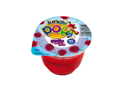 Jungle Pop želė vyšnių skonio, 115 g