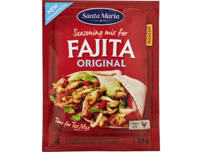 Prieskonių mišinys SANTA MARIA Fajita, 28 g